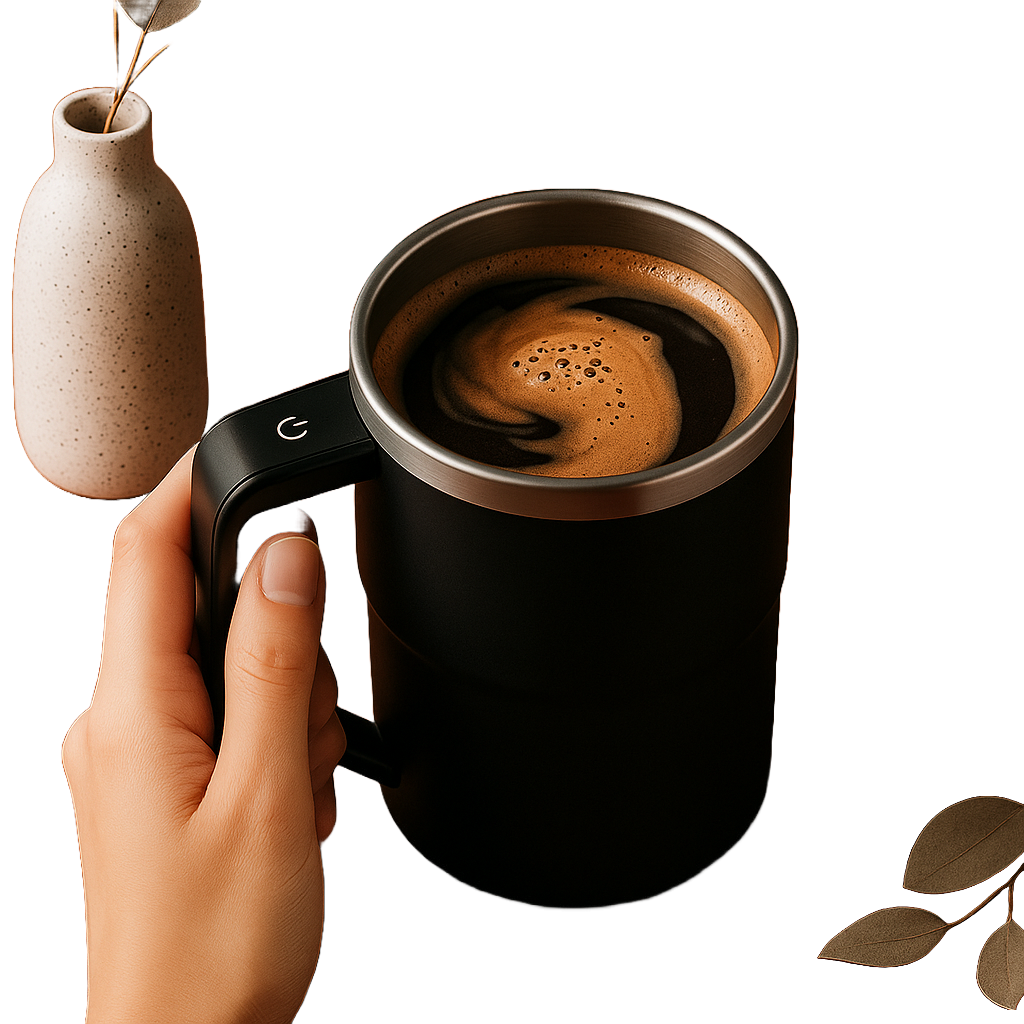 380ML Coffee Cups Electric Automatic Stirring Mug Rechargeable 304 Stainless Steel Mixer Drinkware Touch Magnetic Tea Cup Gifts