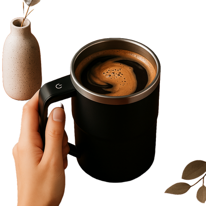 380ML Coffee Cups Electric Automatic Stirring Mug Rechargeable 304 Stainless Steel Mixer Drinkware Touch Magnetic Tea Cup Gifts