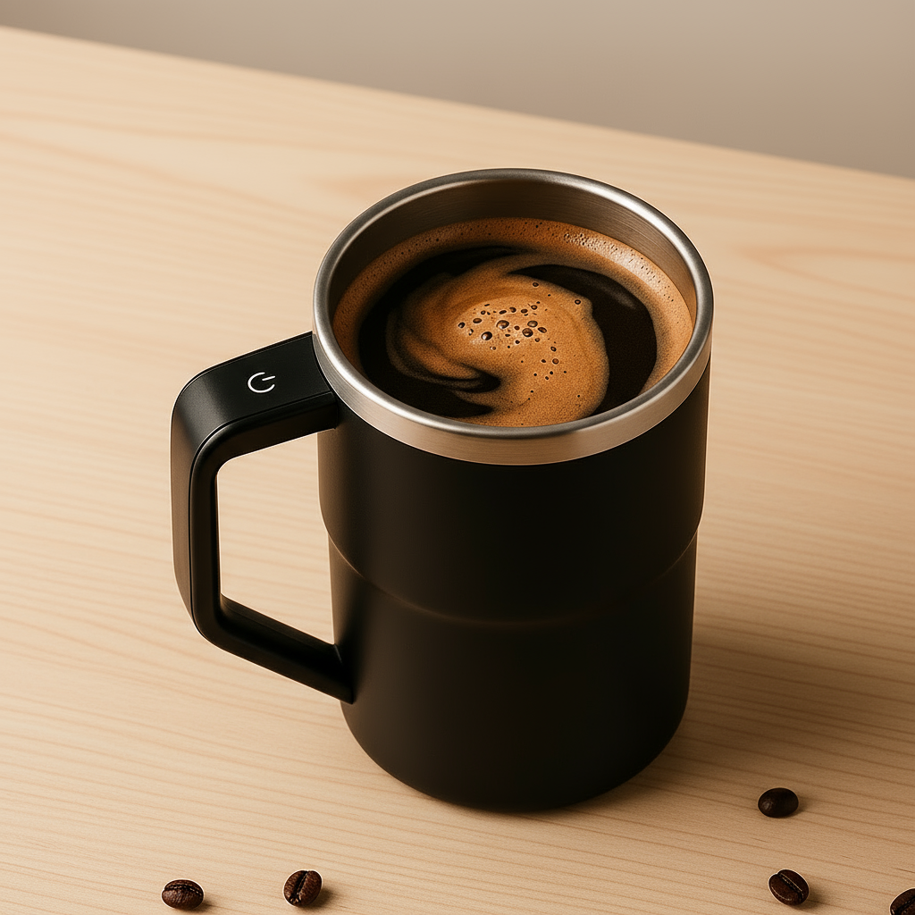 380ML Coffee Cups Electric Automatic Stirring Mug Rechargeable 304 Stainless Steel Mixer Drinkware Touch Magnetic Tea Cup Gifts